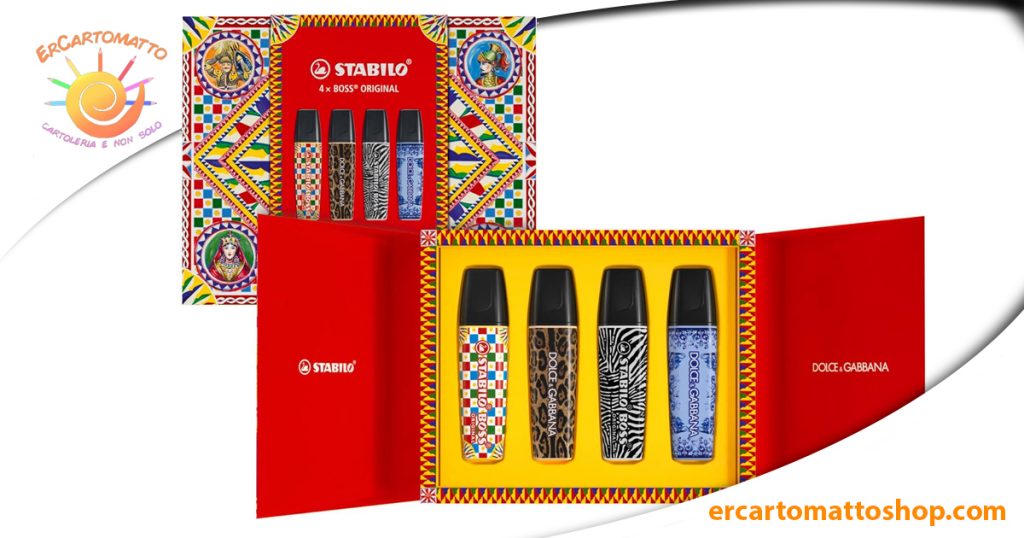 Evidenziatore Stabilo BOSS Original Dolce & Gabbana – Edizione Speciale Design Premium