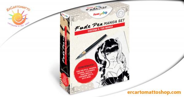 Set Manga Fude Pen Pentel