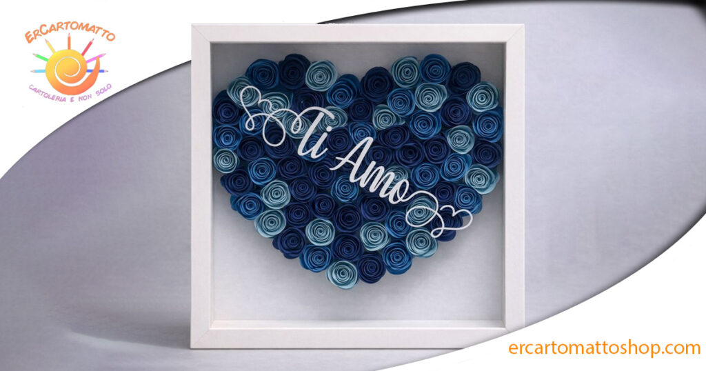 SHADOW BOX – 02 | Shadow Box personalizzata con cuore 3D