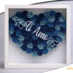 SHADOW BOX – 02 | Shadow Box personalizzata con cuore 3D