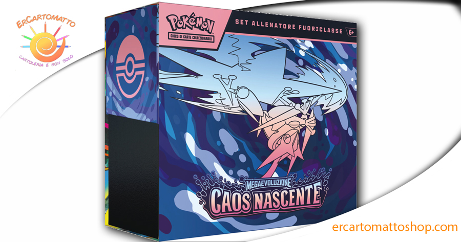 Set Allenatore Fuoriclasse Megaevoluzione Caos Nascente Pokémon GCC