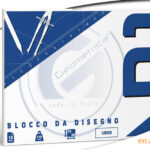 Album Geometrica 2 Fogli Singoli 110 g/m² per Disegno Tecnico e Artistico