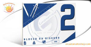 Album Geometrica 2 Fogli Singoli 110 g/m² per Disegno Tecnico e Artistico