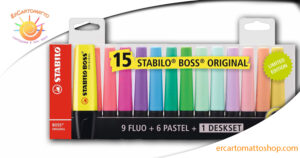 STABILO BOSS ORIGINAL Desk-Set 15 colori