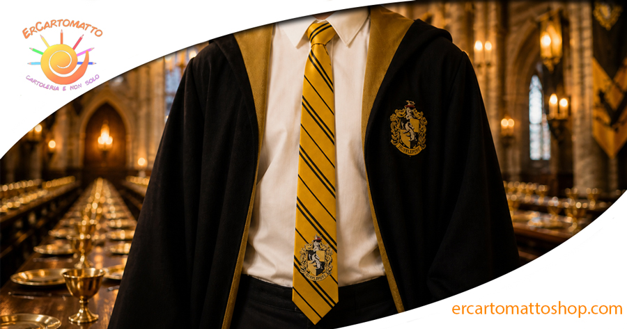Harry Potter Cravatta Tassorosso Cinereplicas originale