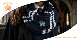 Harry Potter Sciarpa Infinita Corvonero Ravenclaw Originale