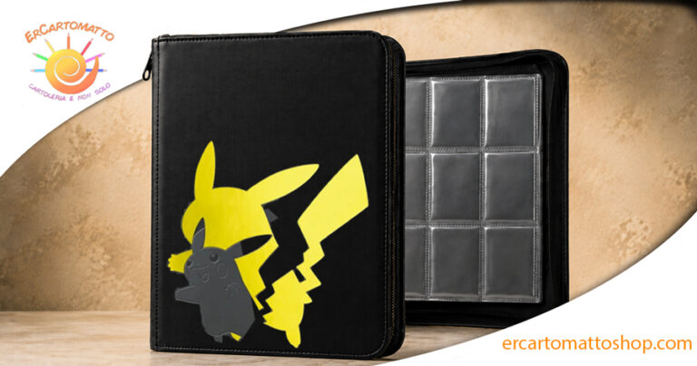 Ultra PRO Pokémon Elite Series Pikachu 9-Pocket Zippered PRO-Binder con chiusura zip per carte collezionabili
