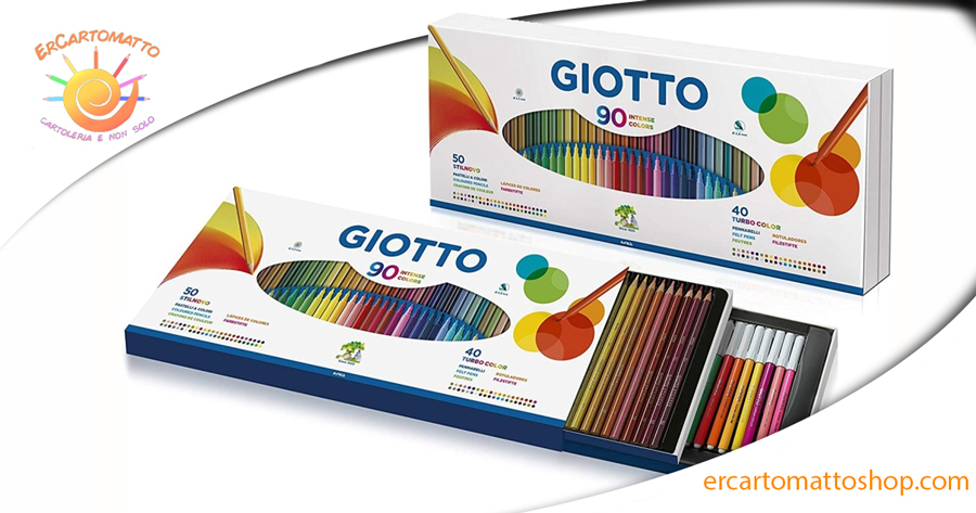 GIOTTO 90 Colours Special Set con 50 Stilnovo e 40 Turbo Color
